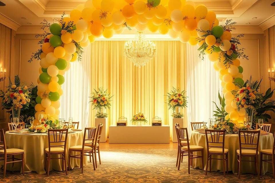 Lux Balloon & Bloom Decor