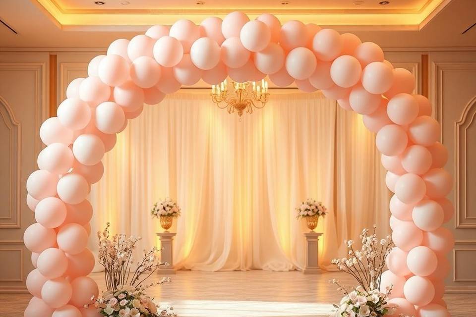 Lux Balloon & Bloom Decor