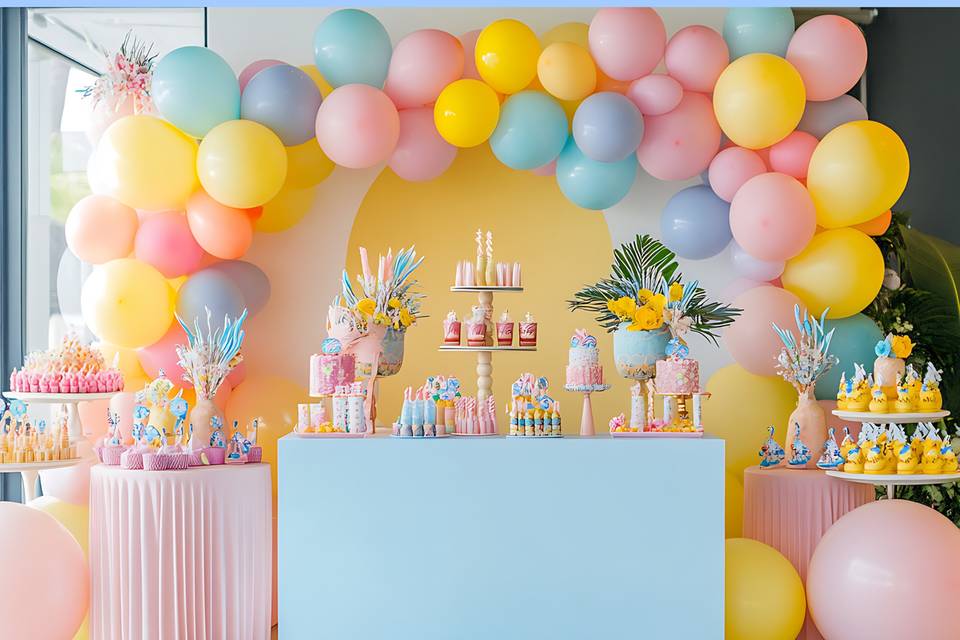 Lux Balloon & Bloom Decor
