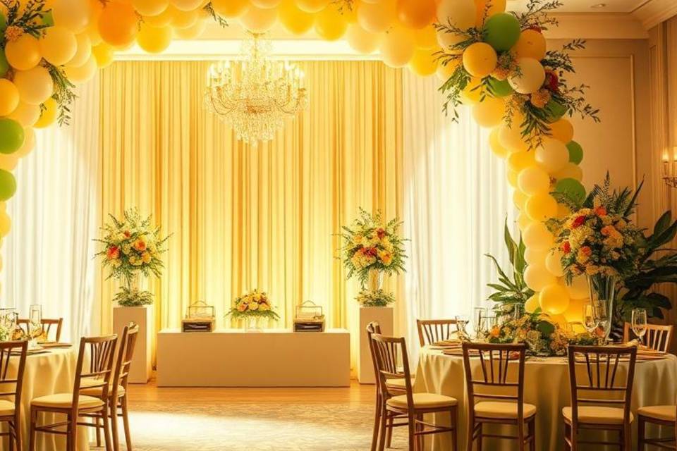 Lux Balloon & Bloom Decor