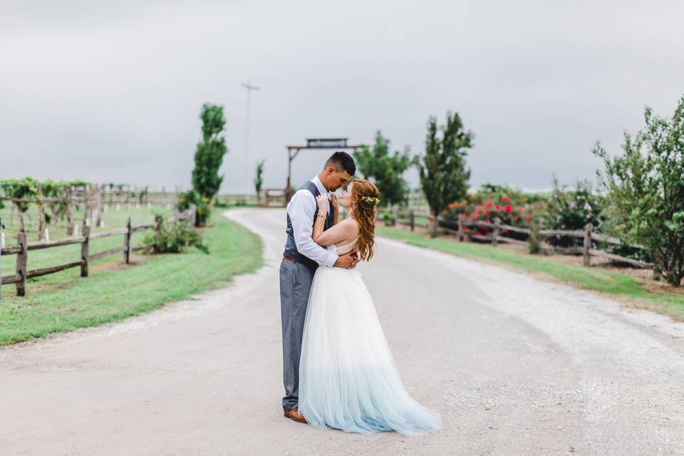 Groom and bride