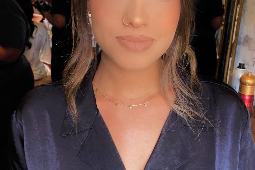 Airbrush makeup application
