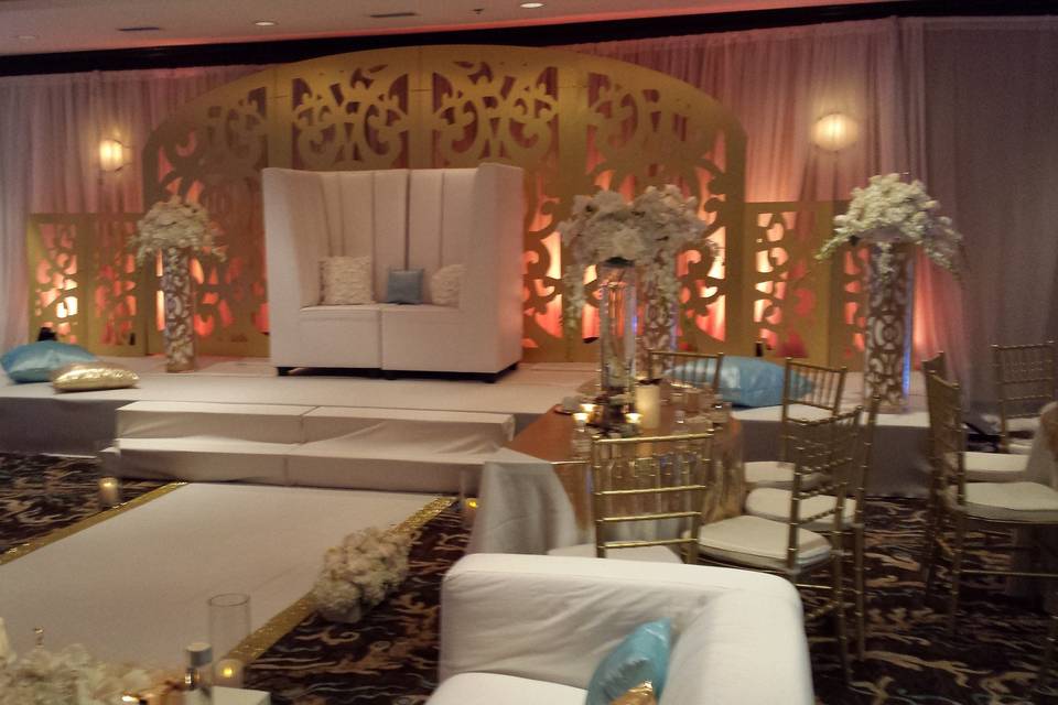 Arabic wedding decor