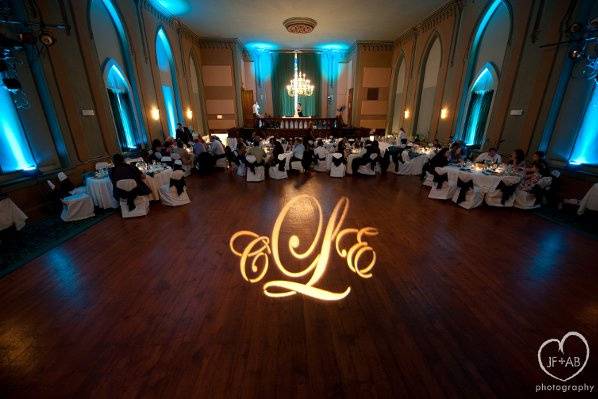 Ballroom uplighting