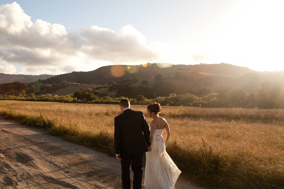 Couple walking