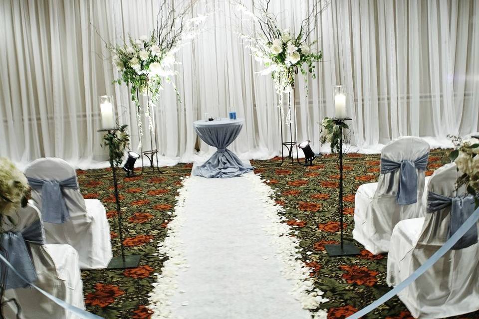 Petals on the aisle