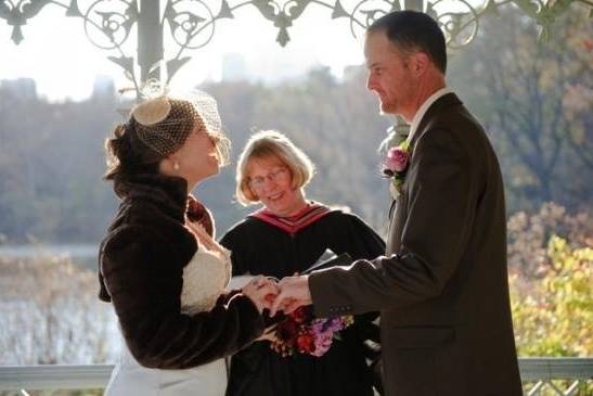 Wedding in Central Park, New York, Ladies Pavilion