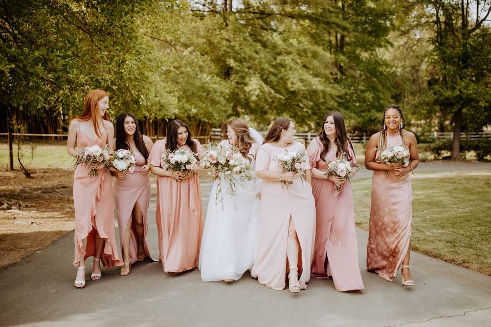 Beautiful bridesmaids