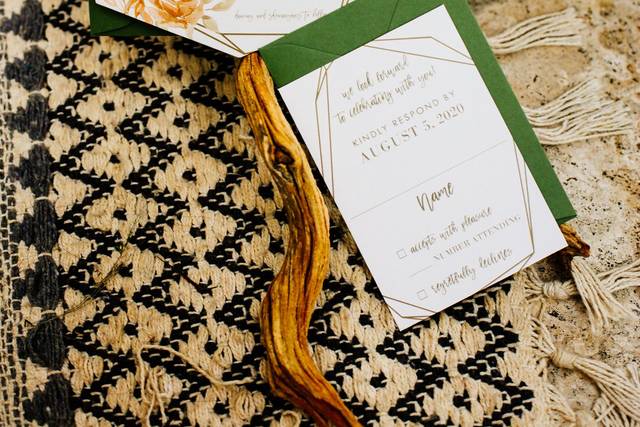 Diecut Invitation
