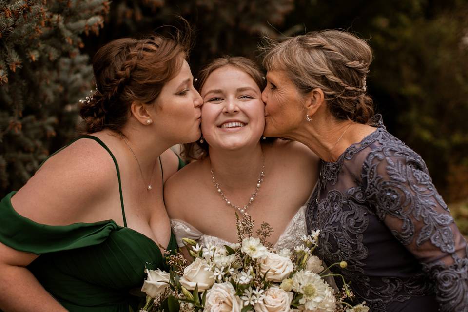 Bride's Mom and Sister