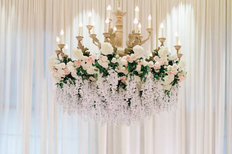 Floral chandelier