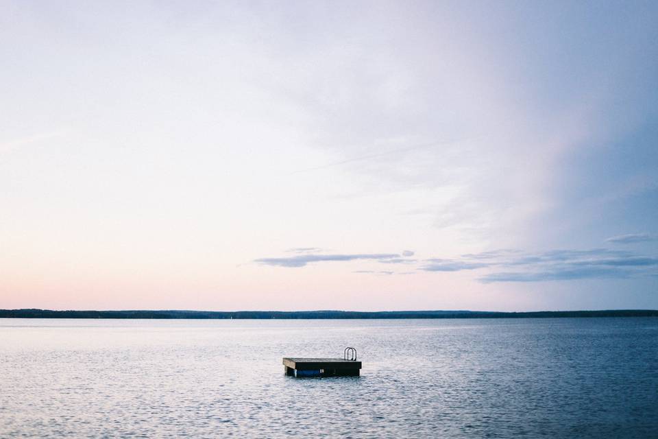 Sky meets the sea