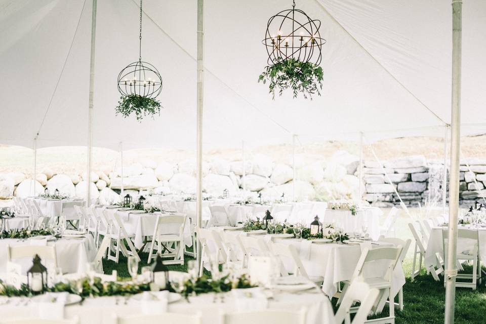 Tent wedding