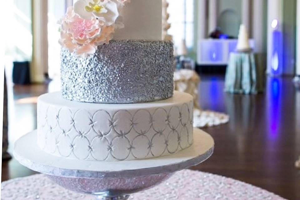 Glitter cake