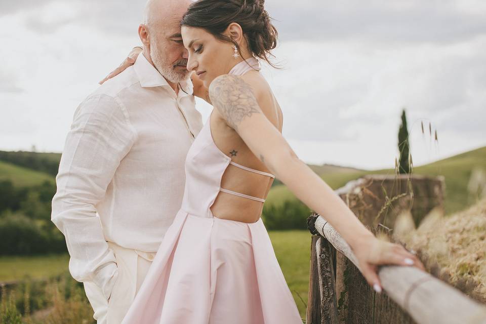 Winery wedding in tuscany
