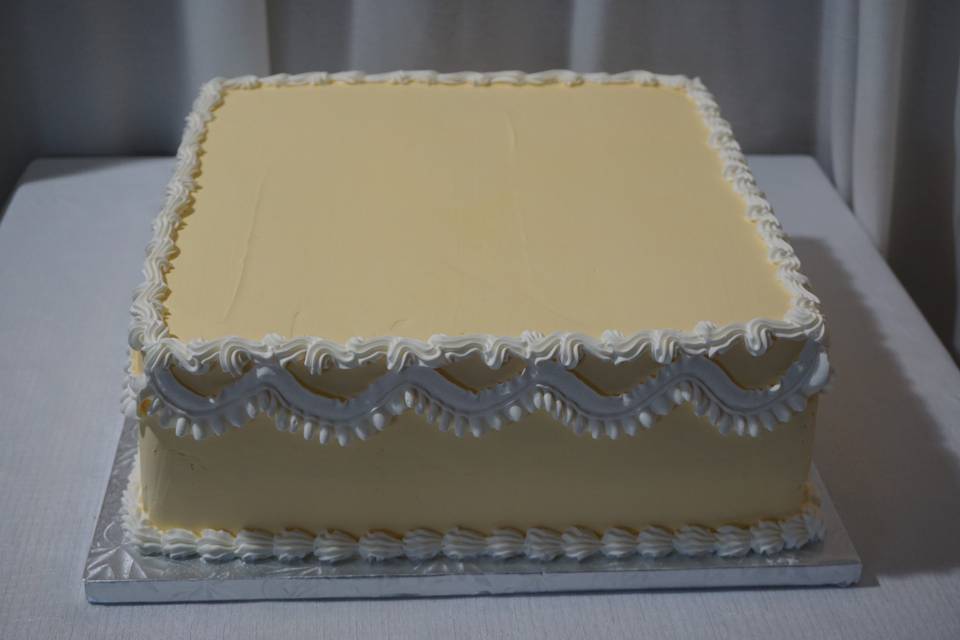 Simple sheet cake