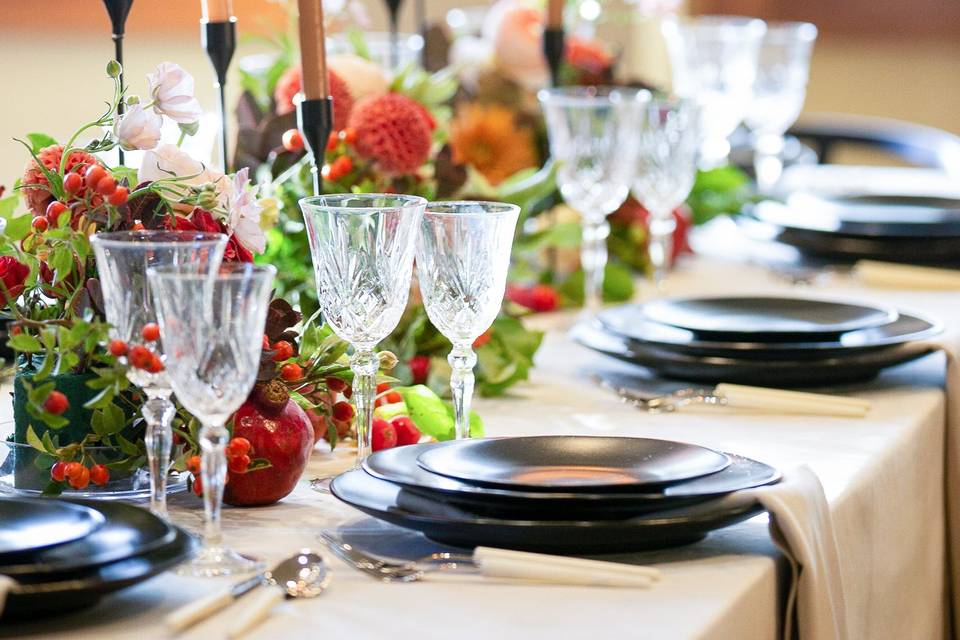 Family Style Table Setting