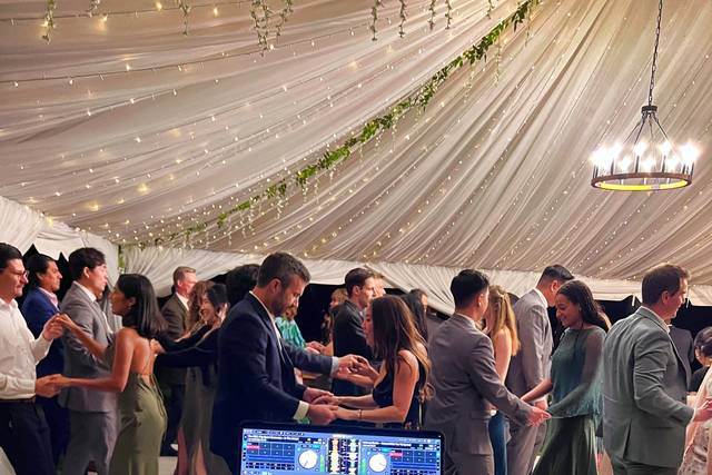 Swing dancing the night away!