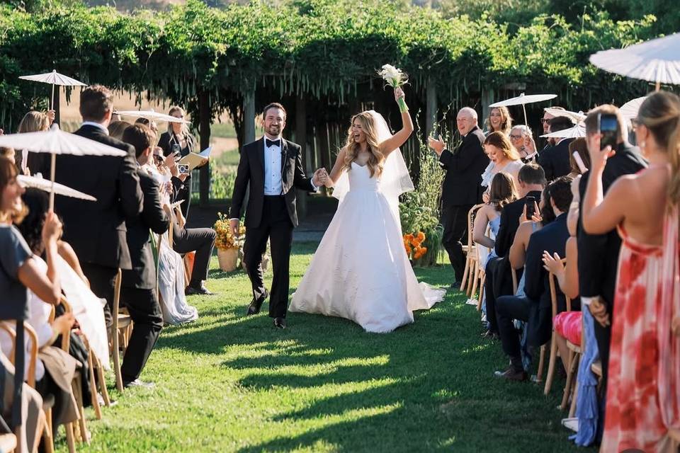 Ceremony in Sonoma, CA