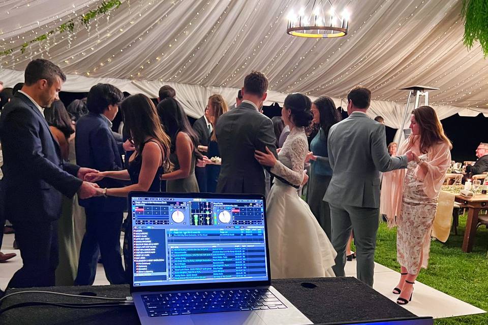 Swing dancing the night away!