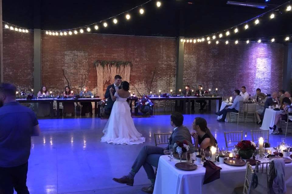 Couple dancing