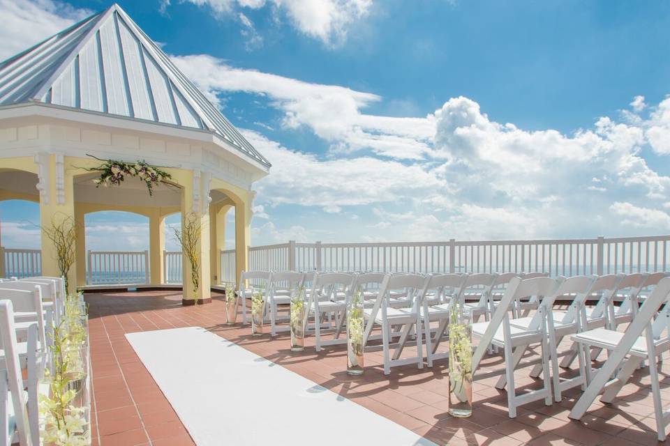 pelican grand beach resort wedding