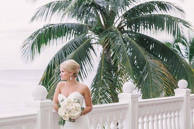 Bride Getting Ready in Suite