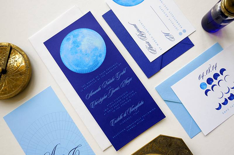 Syzygy wedding invitations