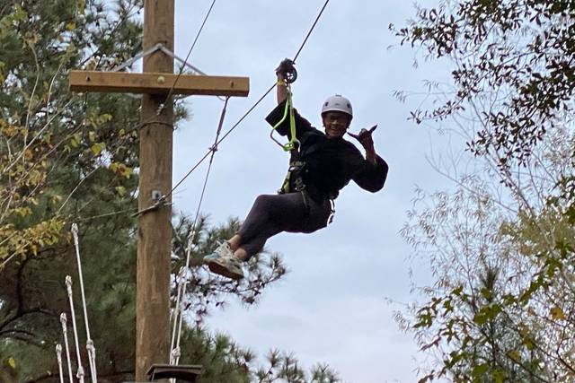 Ziplining