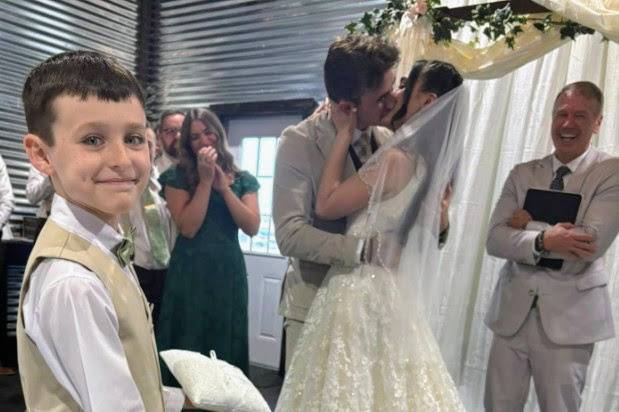Walking down the aisle