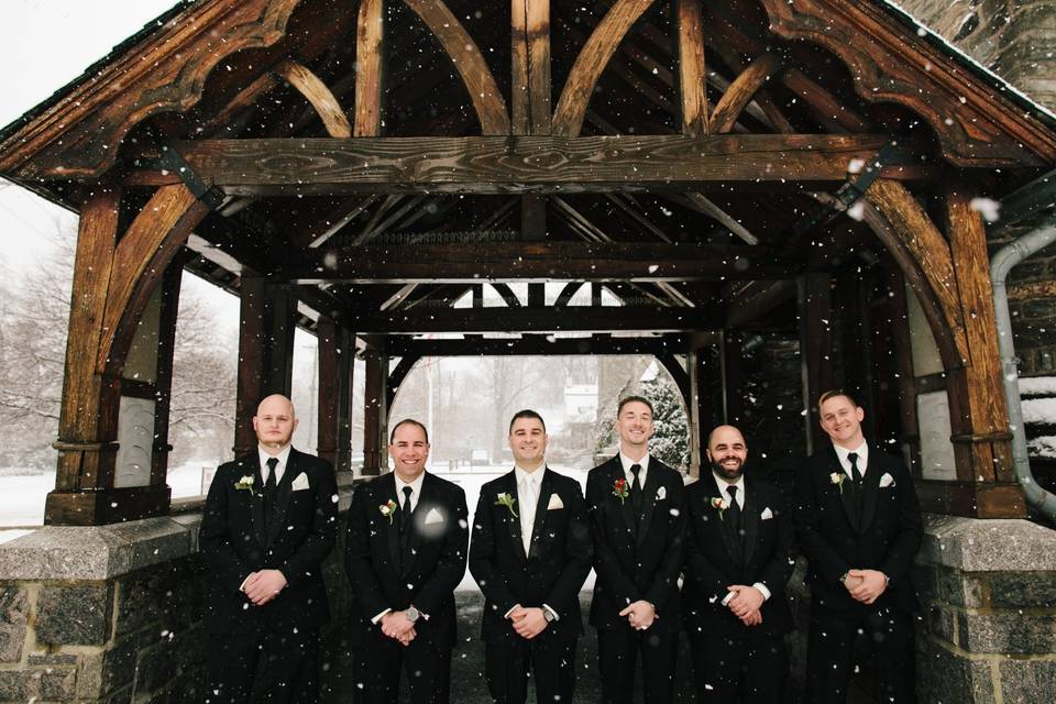 Snow wedding