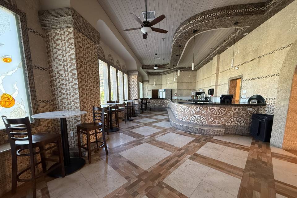 Bar area,