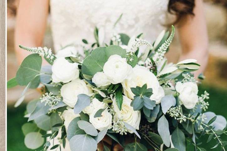 Green & White Bouquet