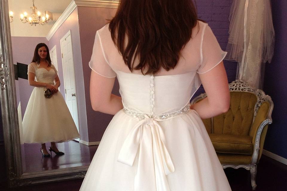 Back of the dress