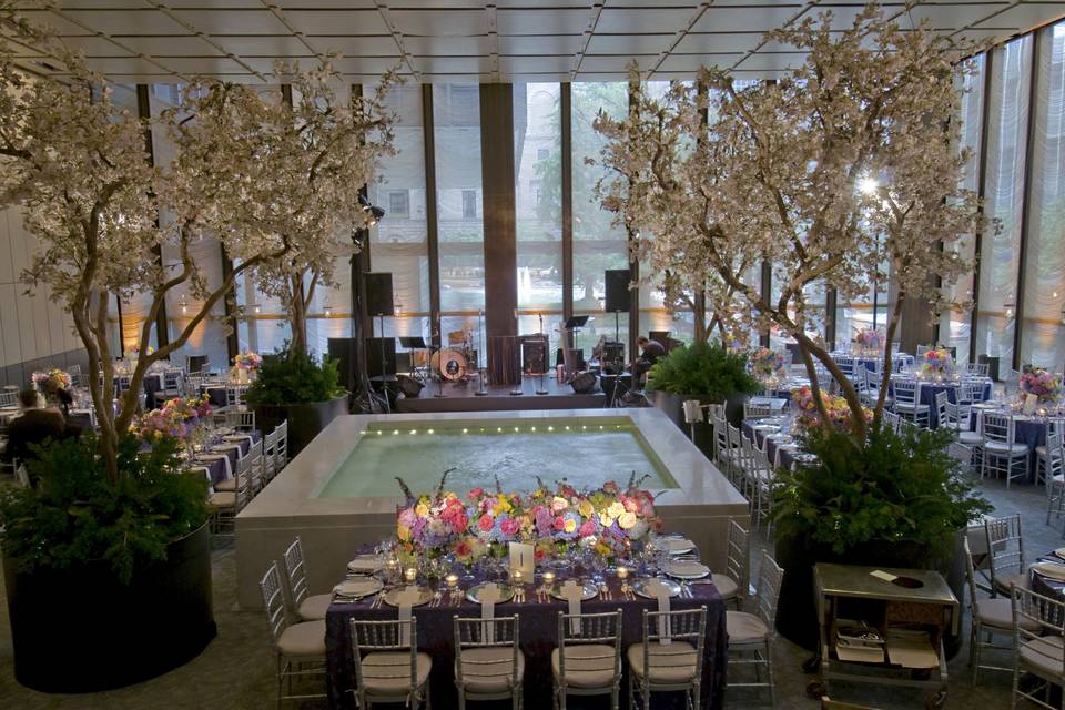 New york city wedding at the famed four seasons restaurant