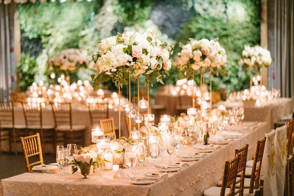 Reception tables