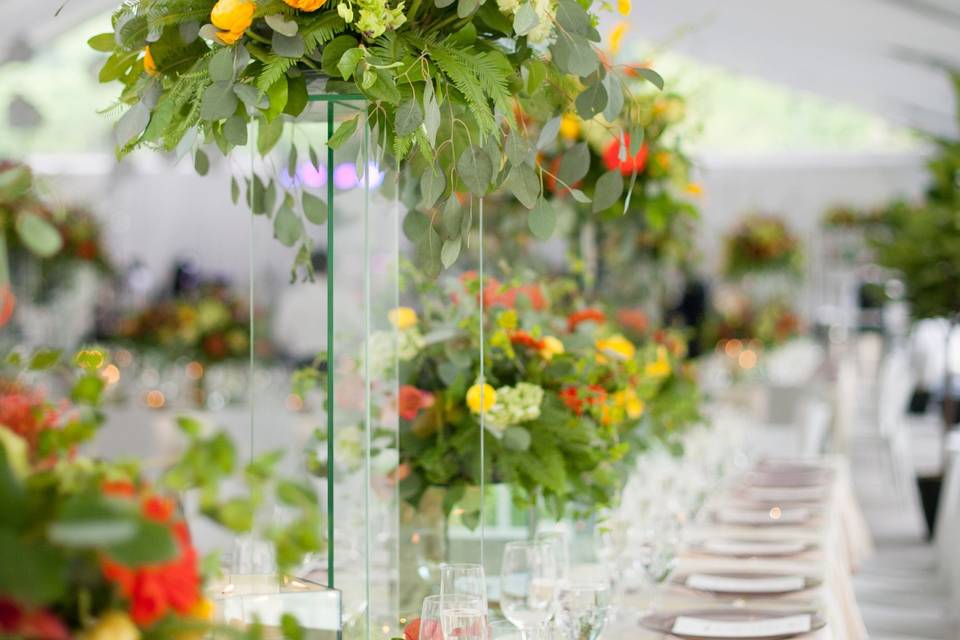 Floral pedestals