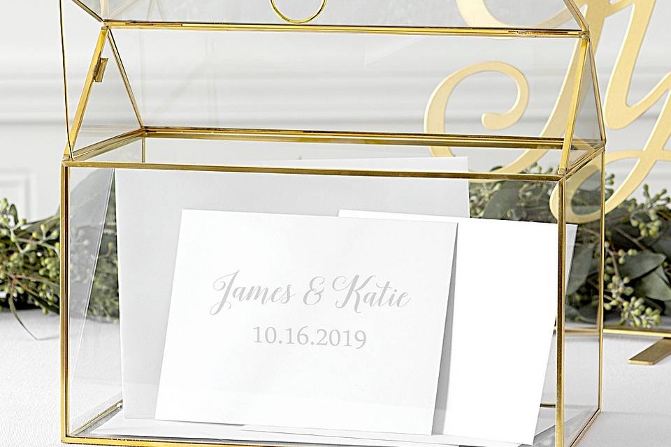 Wedding gift card holder