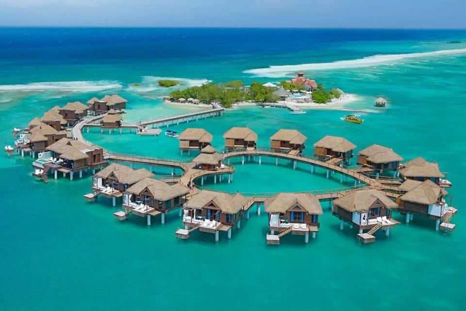 Over the water cabanas
