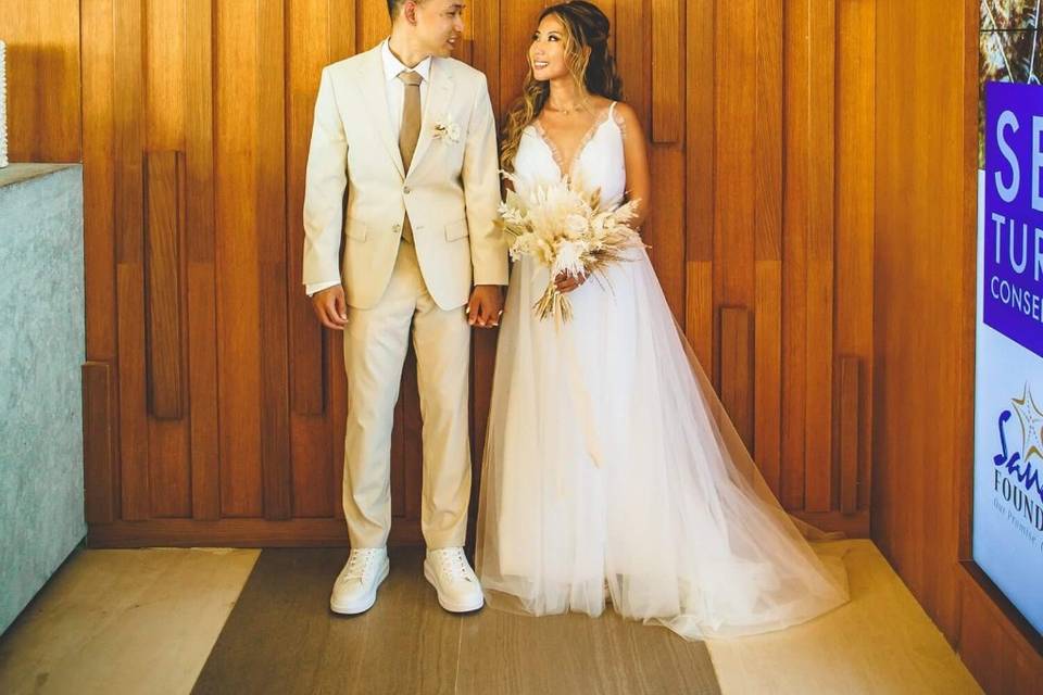 Just married