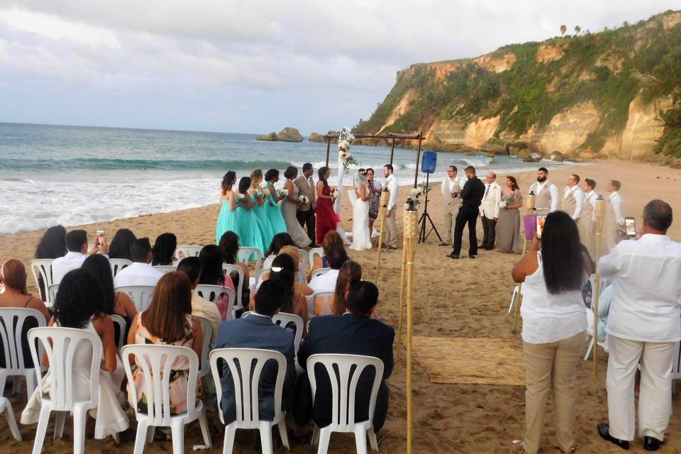 Destination beach weddings