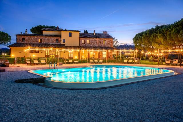 Casa d'Era on nightime