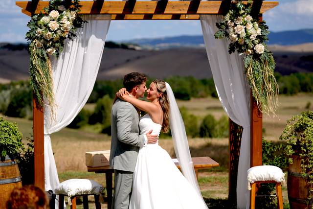 Love at Wedding Arch