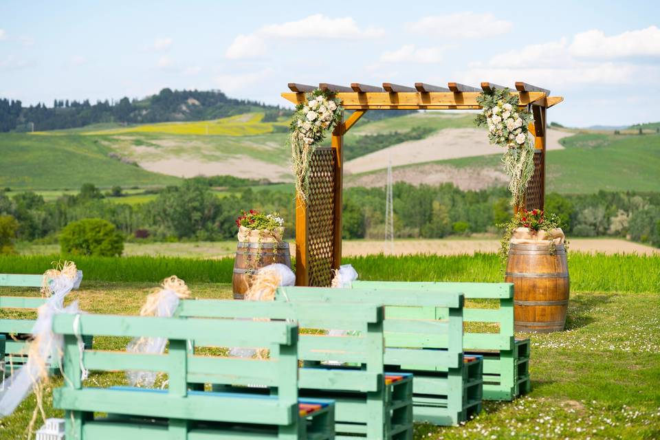 Wedding setting in Casa d'Era