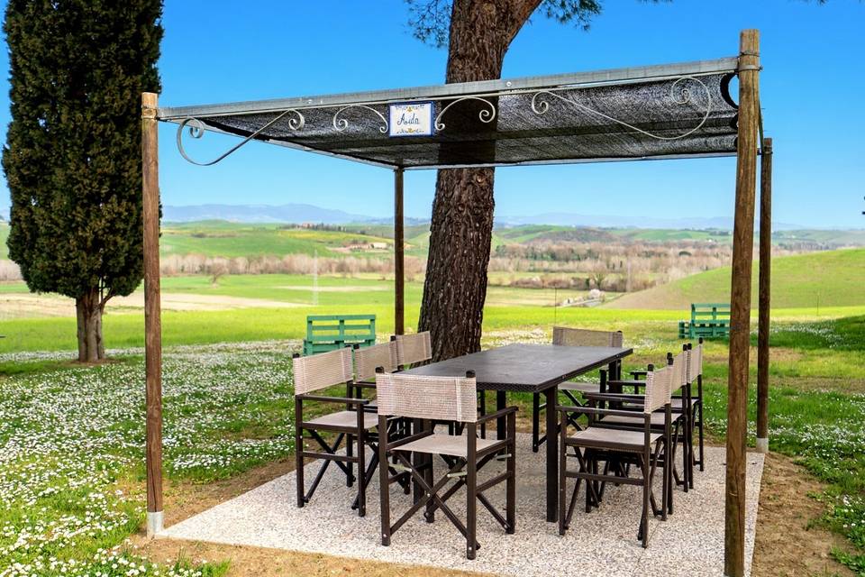 Private gazebo
