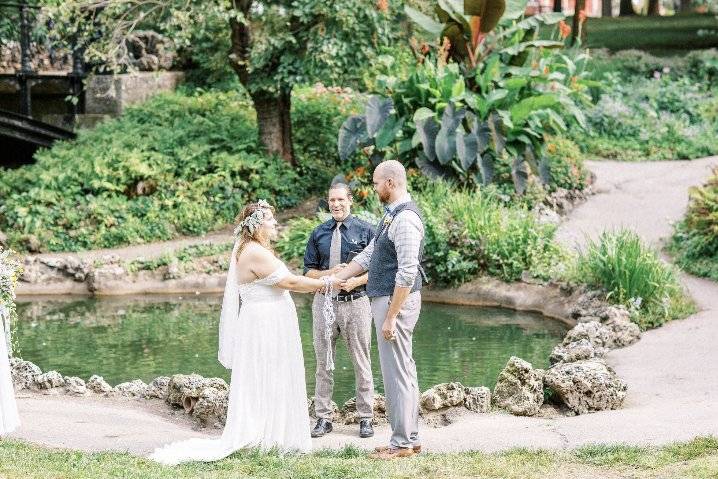 Lafayette Park wedding