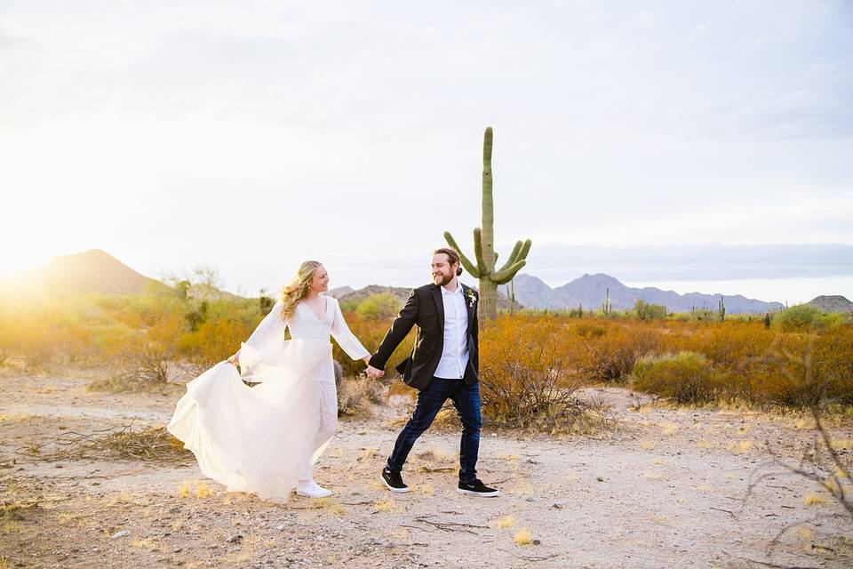 Desert Intimate Wedding