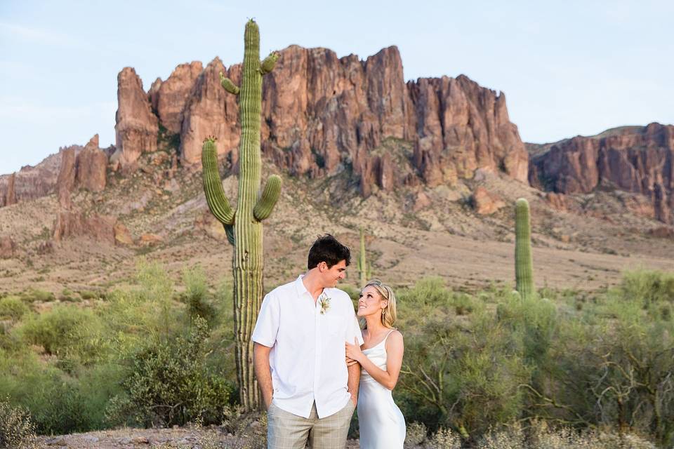 Desert Intimate Wedding