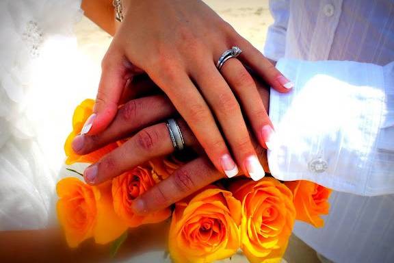 Rings and flowers