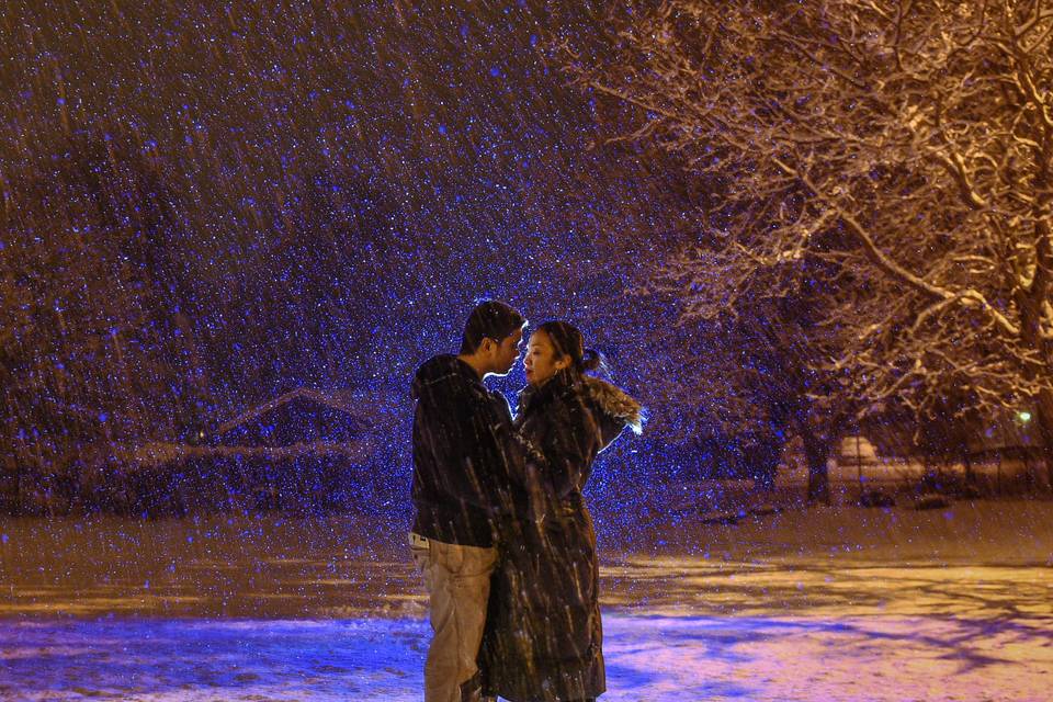 Snow/rain shot, Milford,CT